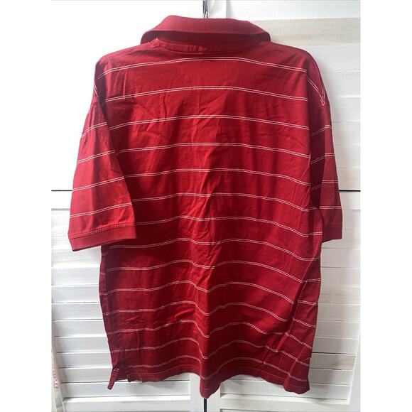 GEORGE STRAIT Cowboy Cut Collection Wrangler Men’s Shirt Red White Stripe Large - Picture 5 of 5